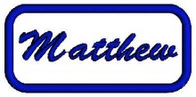 matthew name download free embroidery designs jef