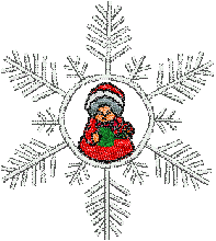 Christmas mother santa flake simple embroidery for kids