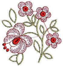 Flowers Embroidery Design