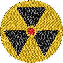 Radioactive radiation warning symbol embroidery designs free download