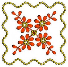 Lace Embroidery Design