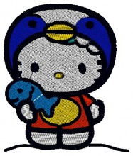 Hello Kitty Baby Embroidery designs-Embroiderydesigns.name