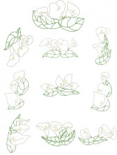 Flower embroidery designs