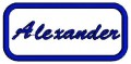 alexander name free embroidery design ideas