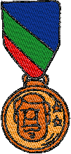 American medal embroidery design