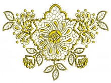 Lace Embroidery Design