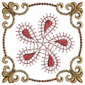 Crazy quilt embroidery Machine-Embroidery Design