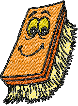 Scrub brush cleaning tool new embroidery designs machine embroidery design