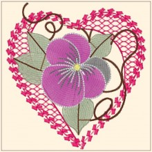 Embroidery Heart Love Designs