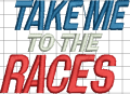 Take Me to The Races Sign Embroidery Design