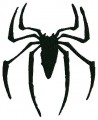 Spider Black Embroidery design