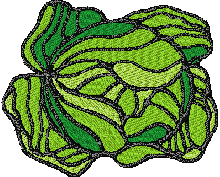 Letuce Embroidery Design