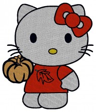 Haloween kitty Machine Embroidery designs