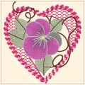 Embroidery Heart Love Designs