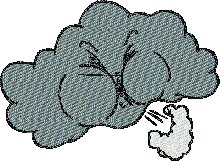 blowing cloud free machine embroidery designs