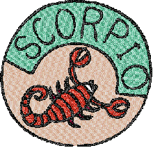 scorpio zodiac sign download free embroidery designs