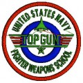 Top Gun  Embroidery Design