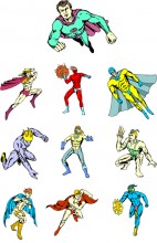 Super Heroes Embroidery Designs