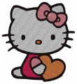 Hello Kitty Baby Embroidery designs-Embroiderydesigns.name