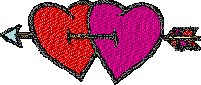 Broken Hearts Embroidery Design