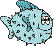 blue balloon fish embroidery designs to download