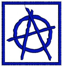 Anarchy Logo Embroidery Designs