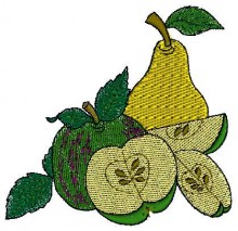 Fruits Embroidery Design