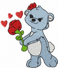 loving teddy bear embroidery designs machine embroidery