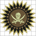 Pirates Logo Embroidery Design