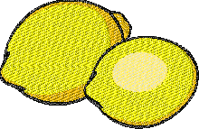 Free Lemon Embroidery Design