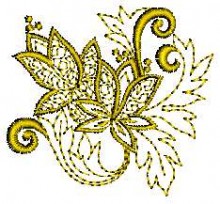 Lace Embroidery Design