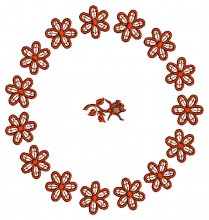 Flowers Embroidery Design