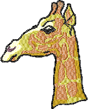 Giraffe brother downloadable embroidery designs