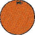 Free Orange Embroidery Design