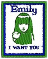 Emily Logo Embroidery Design