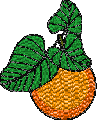 Free Orange Embroidery Design