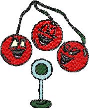 Singing cherries Embroidery Design