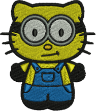 Hello Minions Embroidery Design