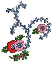 Flowers Embroidery Design