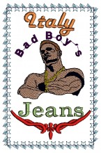 Italy Jeans Design-imaginary trademark