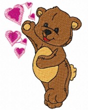 valentine teddy bear embroidery designs