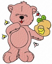 honey teddy bear embroidery designs machine embroidery downloadable