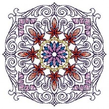 Crazy quilt embroidery Machine-Embroidery Design