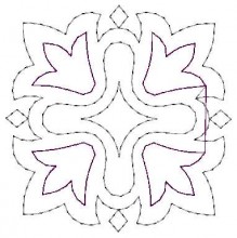 Crazy quilt embroidery Machine-Embroidery Design