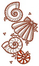 Shells Embroidery Design