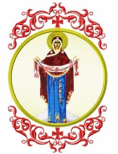 The Virgin Mary embroidery designs for sale download