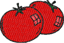 Free Tomatoes Embroidery Design