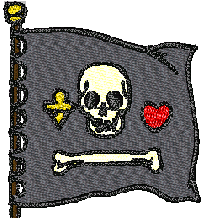 Pirateflags embroidery design