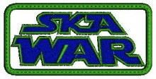 SKA WAR Embroidery Design