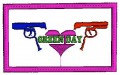 Green Day Pistols Logo Embroidery Design